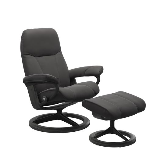 Stressless® Consul (M) Signature Sessel mit Hocker