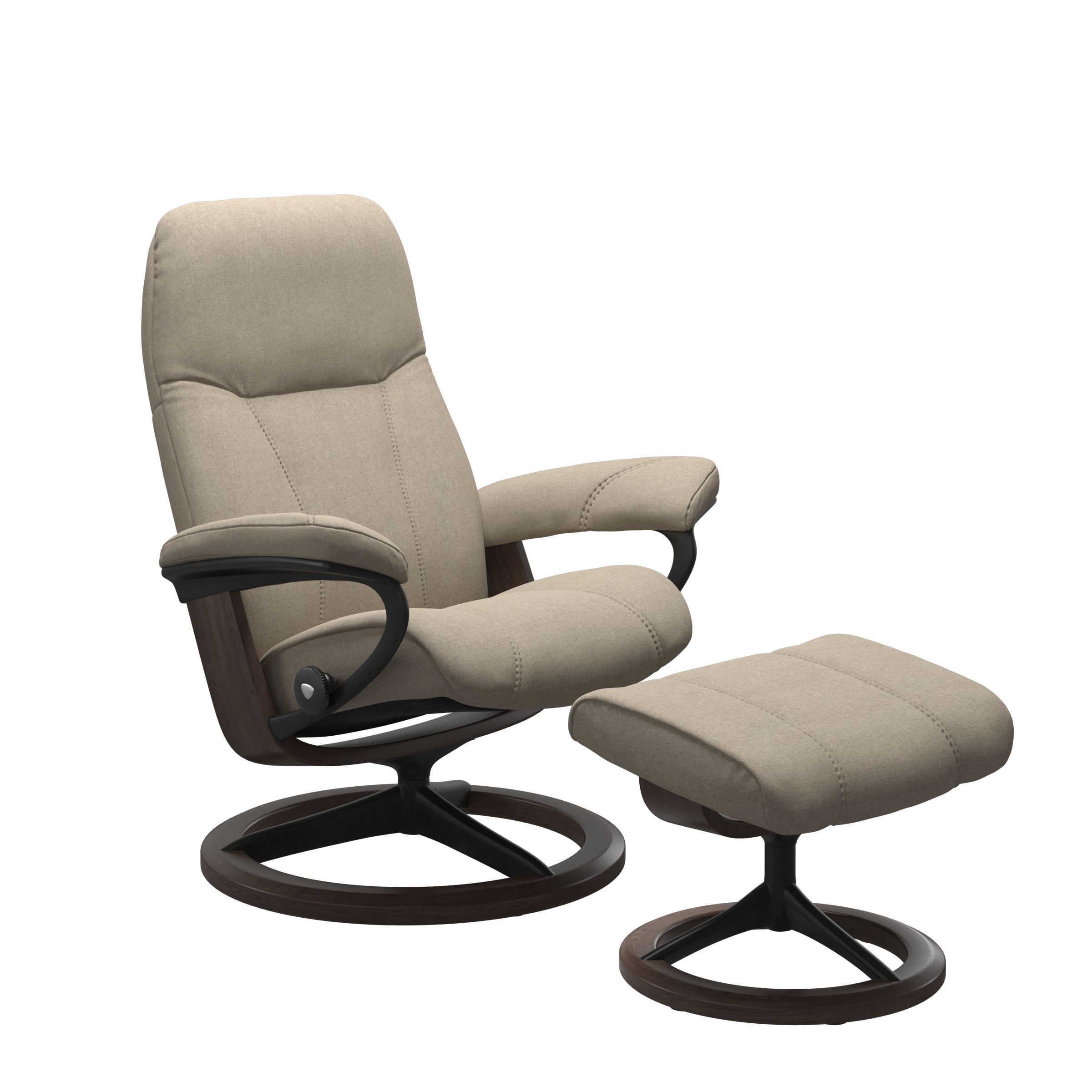 限定セール Base Signature (L) Consul Stressless® Recliner Ottoman with その他
