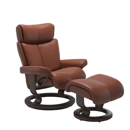 Stressless® Magic (M) Classic fauteuil met voetenbank
