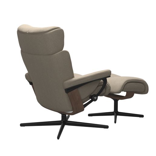 Stressless® Magic (L) Cross lenestol med krakk