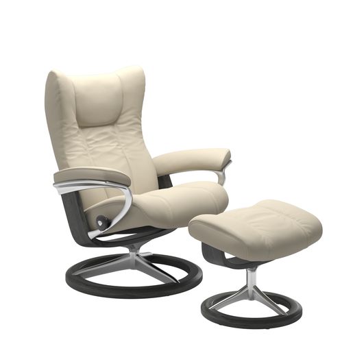 Stressless® Wing (M) Signature avec pouf