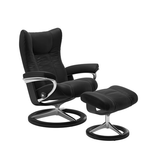 Stressless® Wing (M) Signature avec pouf