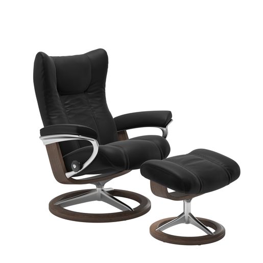 Stressless® Wing (M) Signature avec pouf