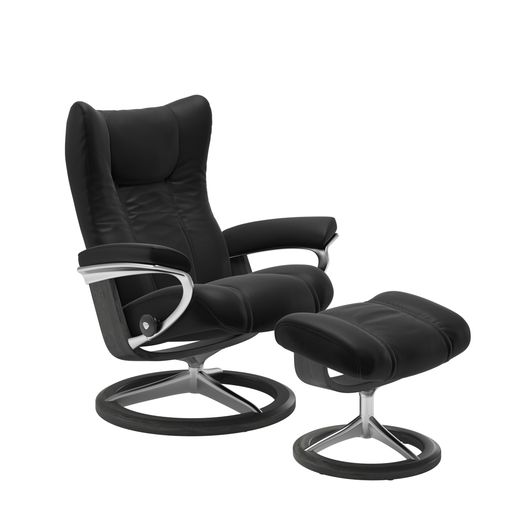 Stressless® Wing (M) Signature avec pouf