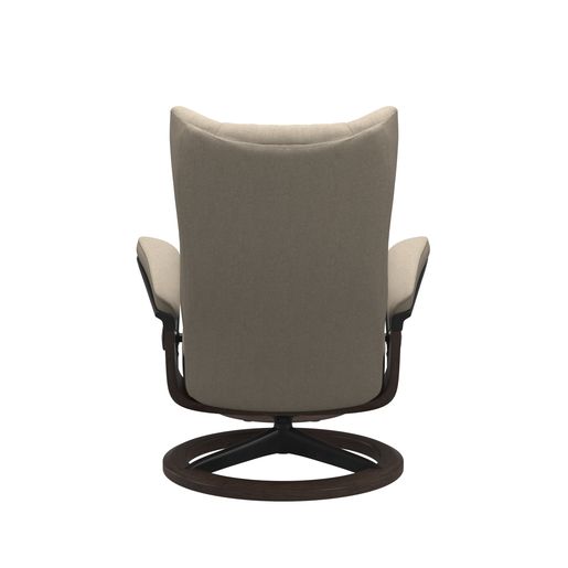 Stressless® Wing (M) Signature lenestol med krakk