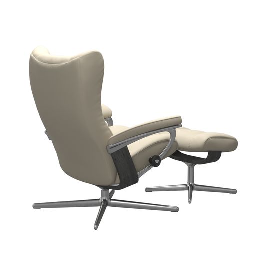 Stressless® Wing (S) Cross Sessel mit Hocker