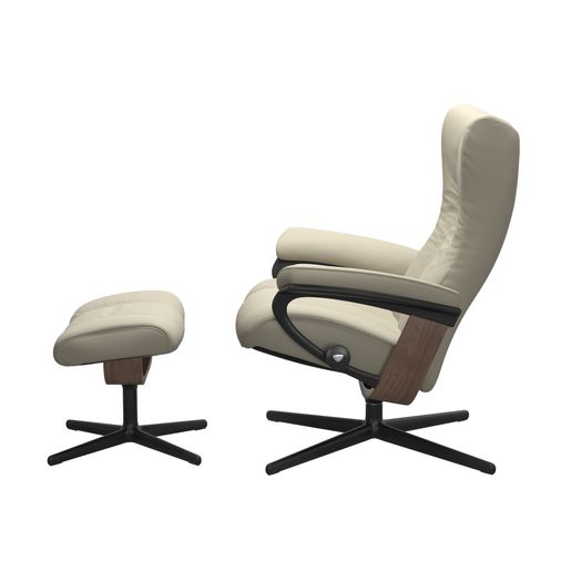 Stressless® Wing (M) Cross Sessel mit Hocker