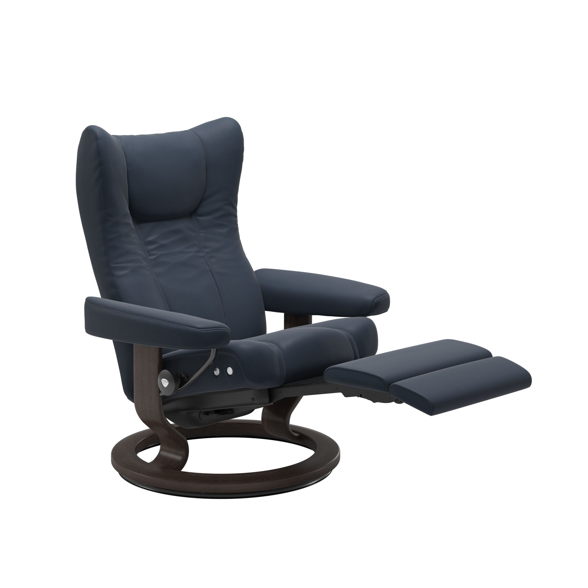 Stressless® Wing (M) Signature recliner with footstool Recliners