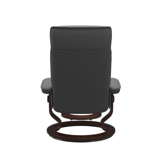 Stressless® Admiral (M) Classic Base Recliner with Ottoman