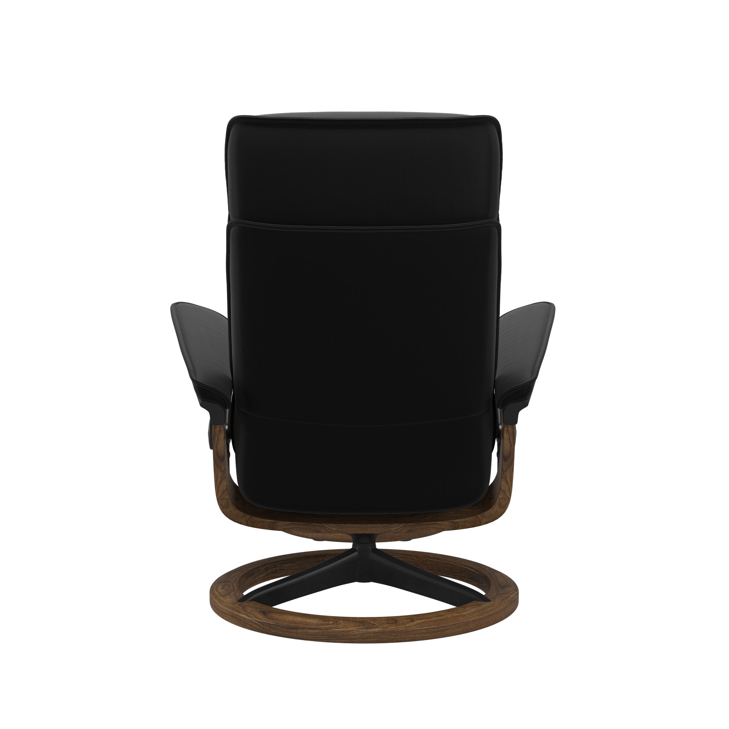Stressless® Admiral (M) Signature Base Recliner with Ottoman