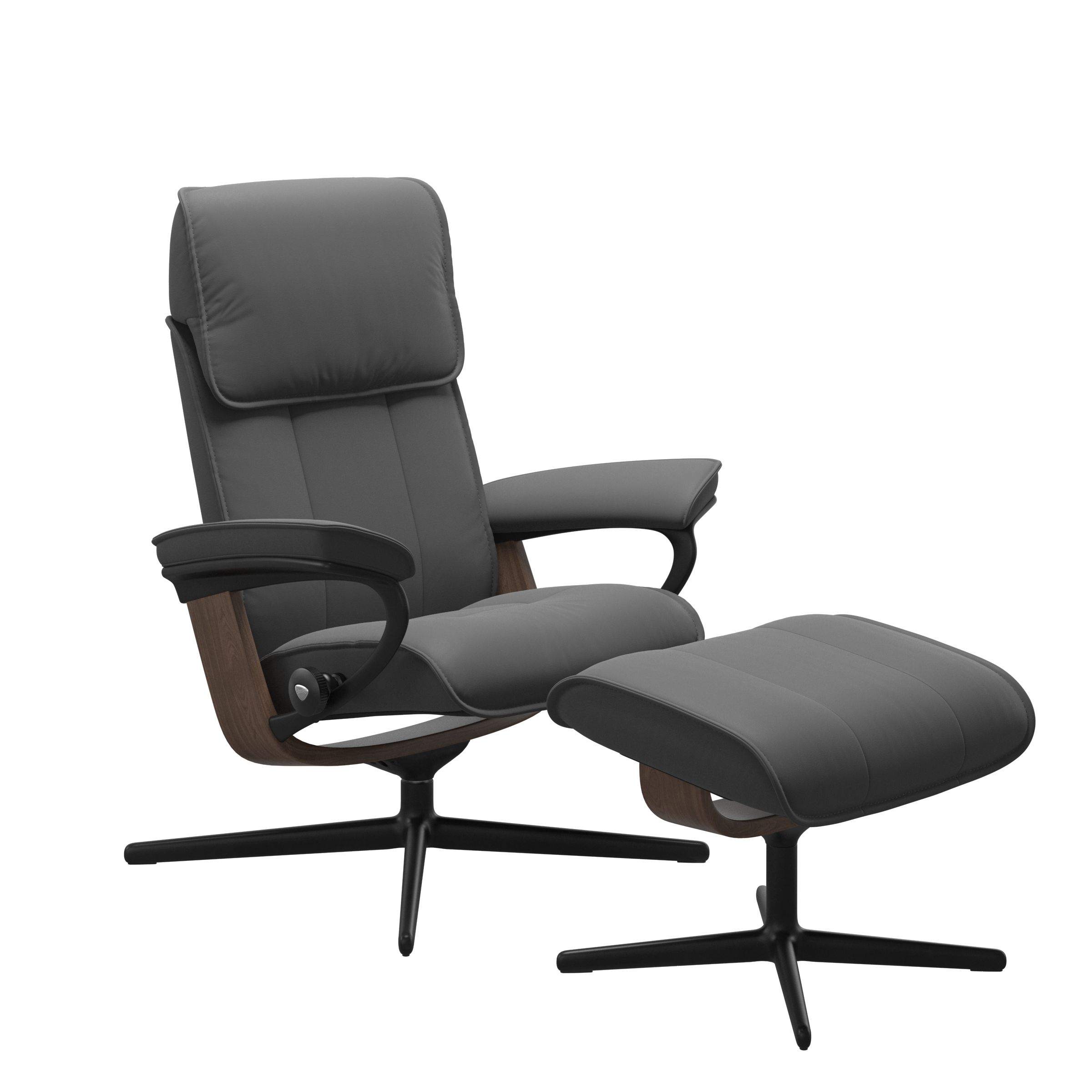 Stressless® Admiral (M) クロス オットマン付 | Admiral