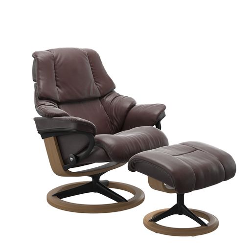 Stressless® Reno (M) Signature fauteuil met voetenbank