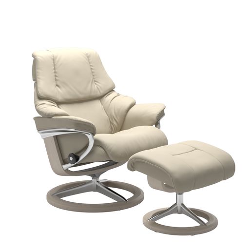 Stressless® Reno Signature | Lenestoler Stressless® View (M) Signature stol med krakk | Lenestoler