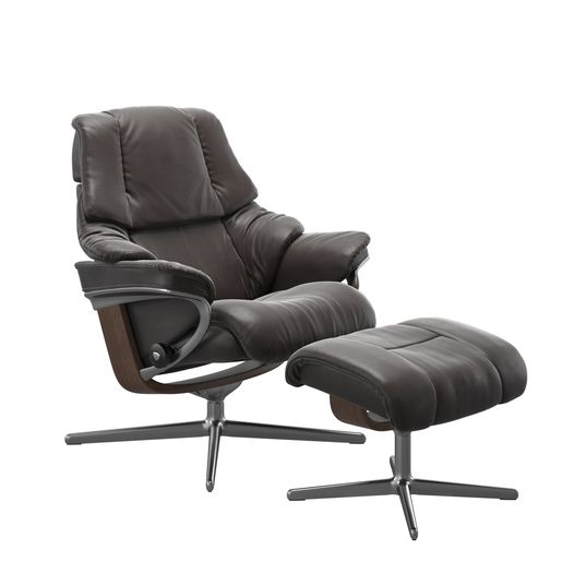 Stressless® Reno (M) Cross fåtölj med pall