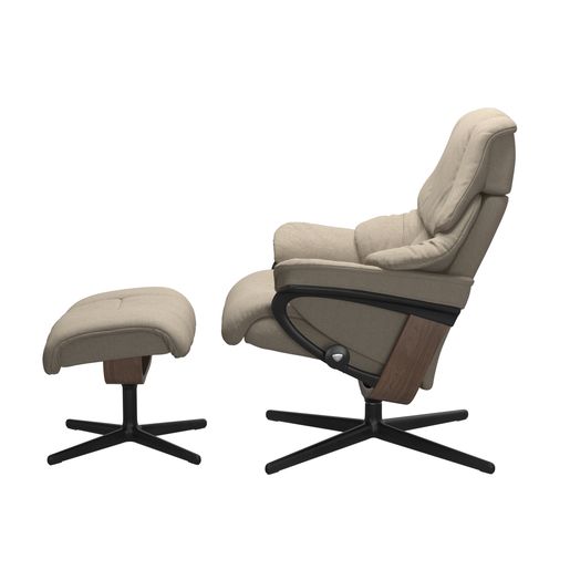 Stressless® Reno (L) Cross lenestol med krakk