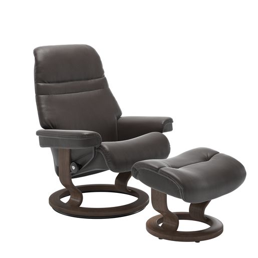 Stressless® Sunrise (M) Classic fåtölj med pall
