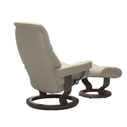 Stressless® Sunrise (M) Classic recliner with footstool