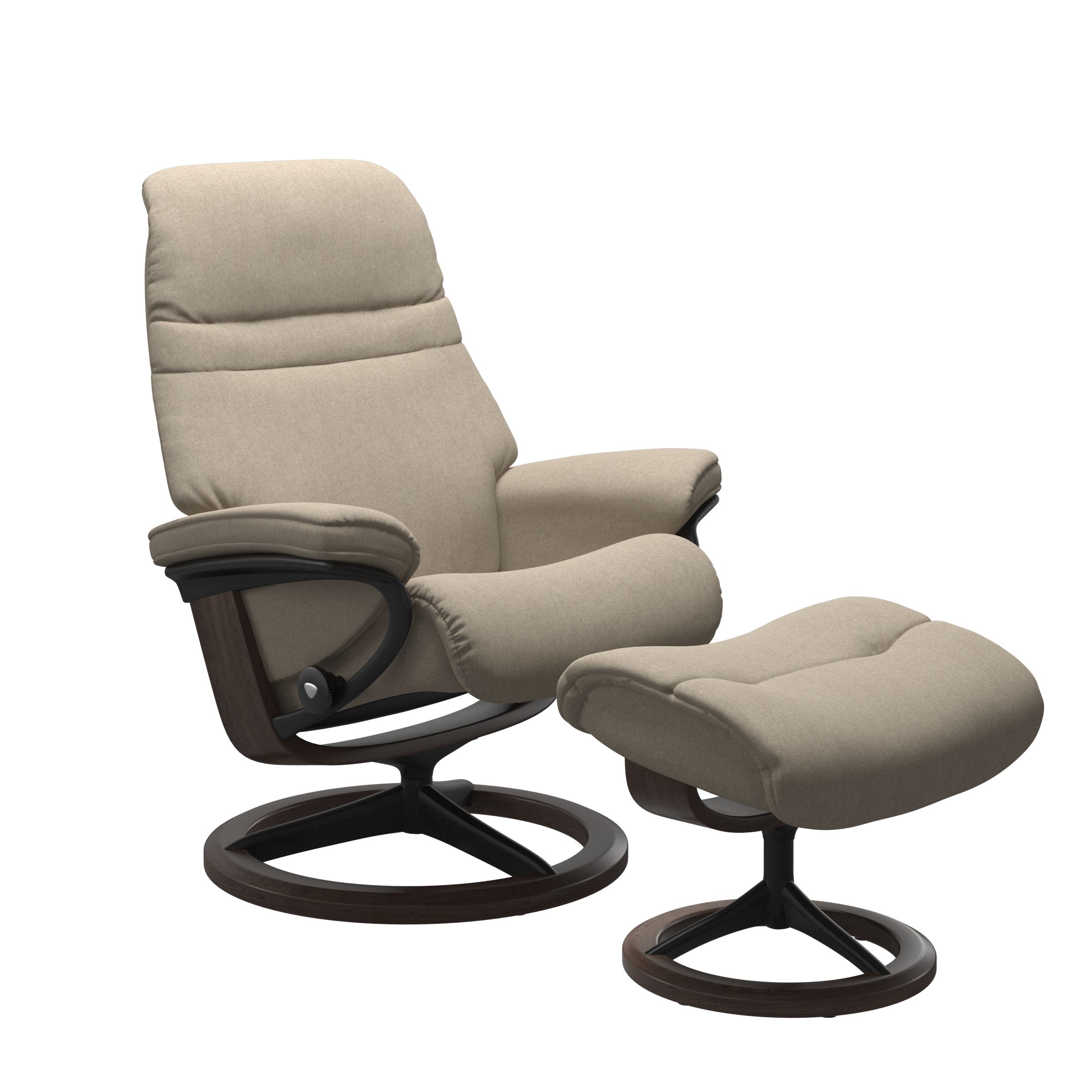 Stressless® Sunrise (M) シグニチャー オットマン付 | Recliners