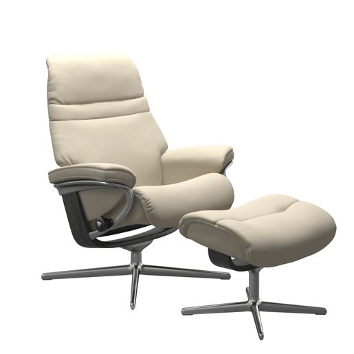 Stressless® Sunrise (M) Cross fauteuil met voetenbank