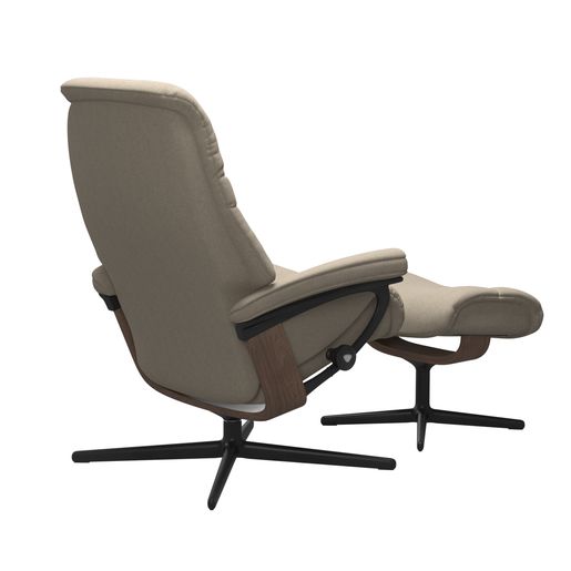 Stressless® Sunrise (S) Cross lenestol med krakk