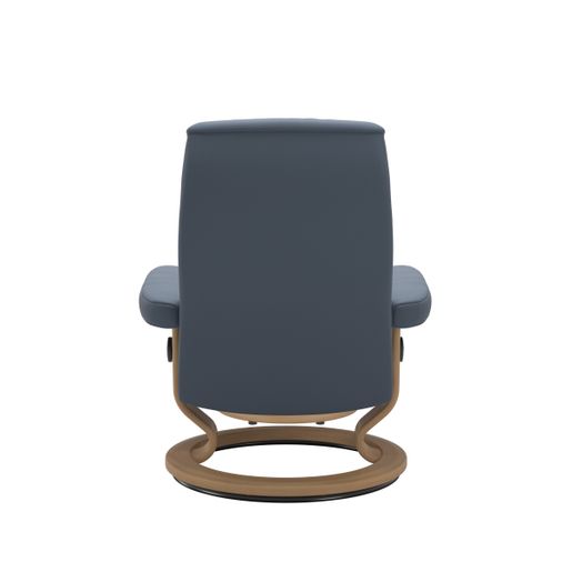 Stressless® Opal (M) Classic Base Recliner with Ottoman