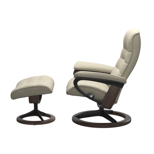 Stressless® Opal (M) Signature fåtölj med pall