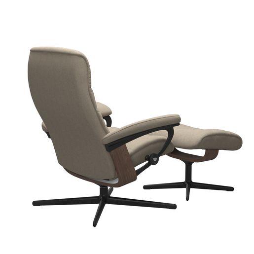 Stressless® Opal (S) Cross lenestol med krakk