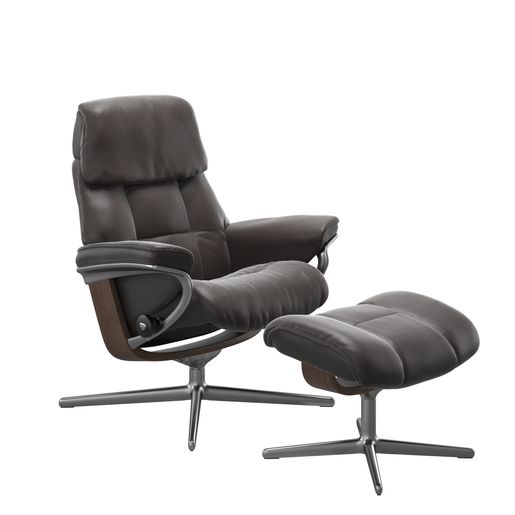 Stressless® Ruby (M) Cross fåtölj med pall