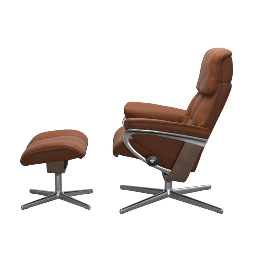 Stressless® Ruby (M) Cross Sessel mit Hocker