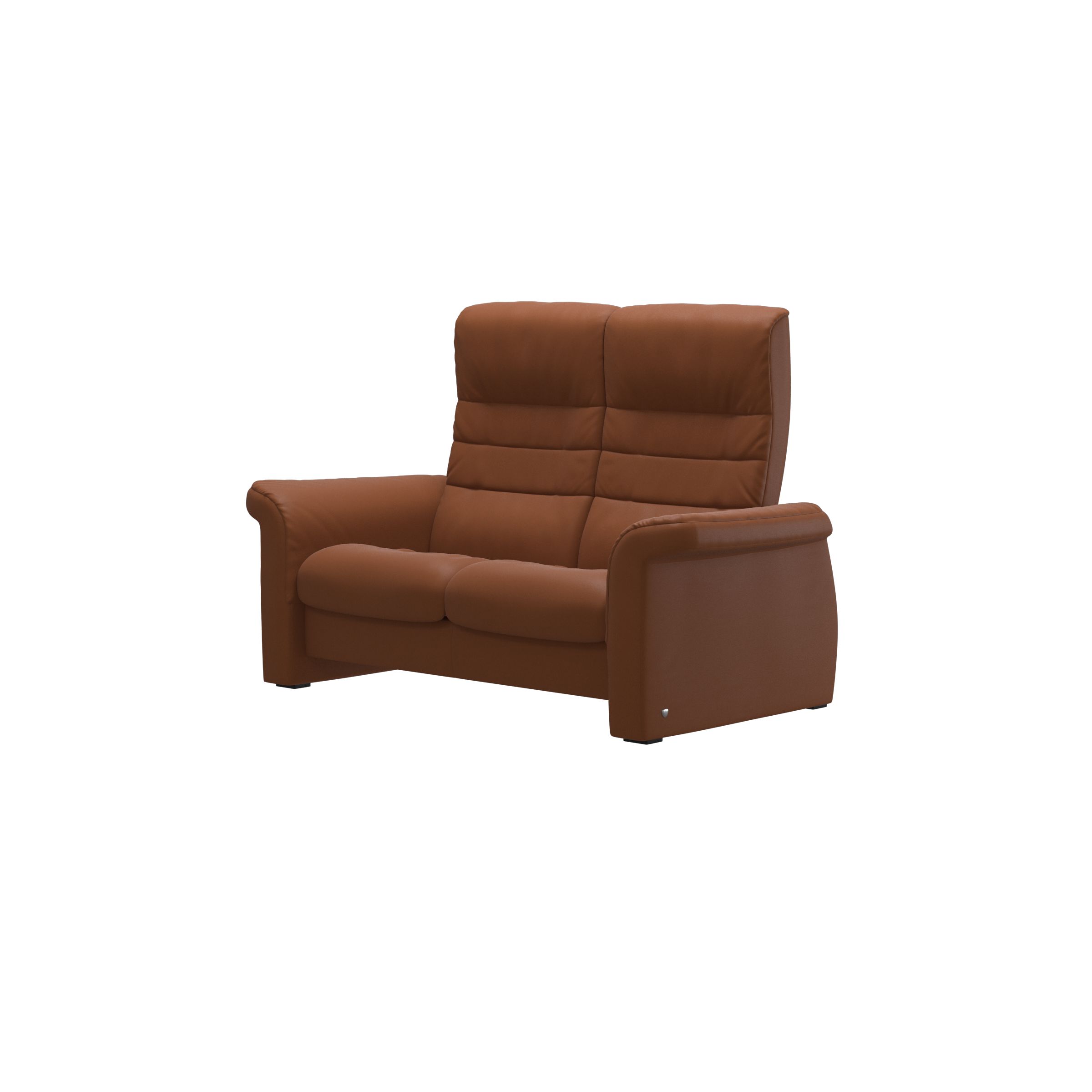 Stressless Sapphire 2-zit met hoge rug in cognackleurig Paloma-leder