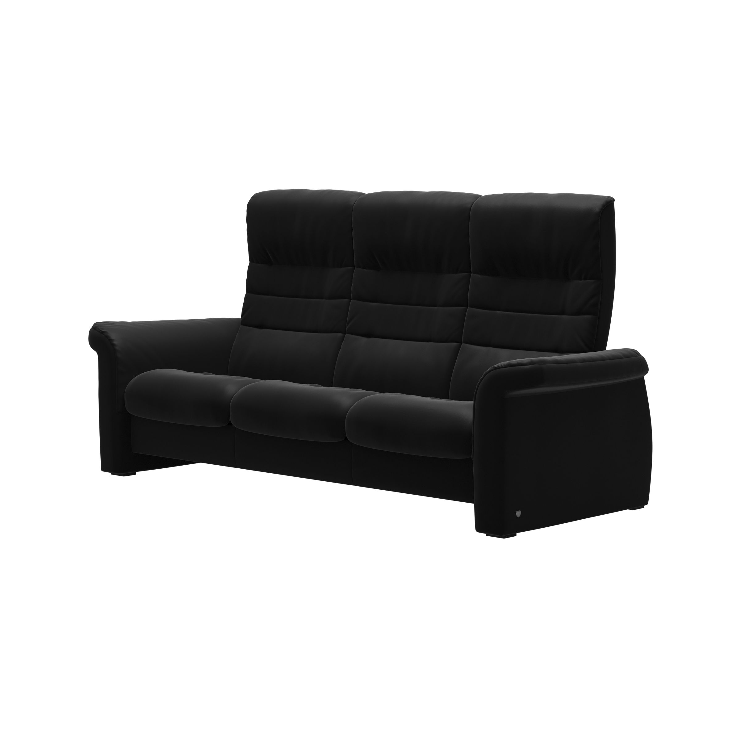 Stressless Sapphire 3-zit in zwart Paloma-leder