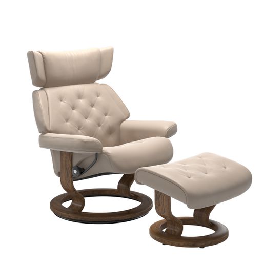 Stressless® Skyline (M) Classic fauteuil met voetenbank
