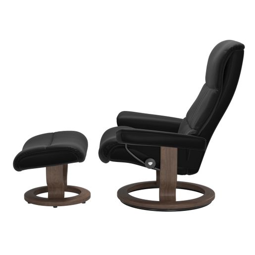 Stressless® View (M) Classic recliner with footstool