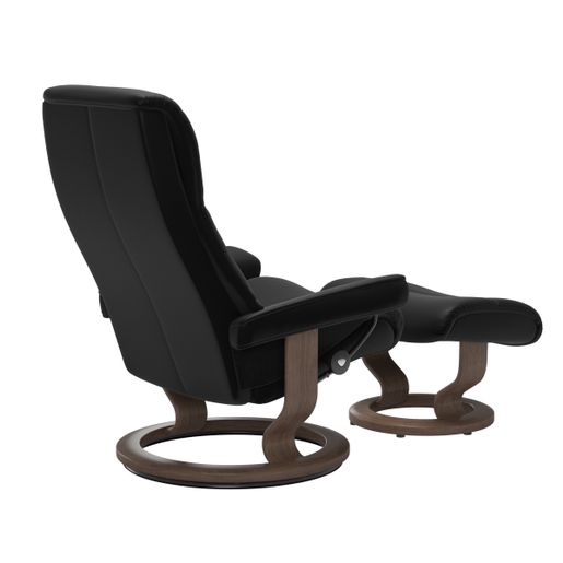 Stressless® View (M) Classic recliner with footstool