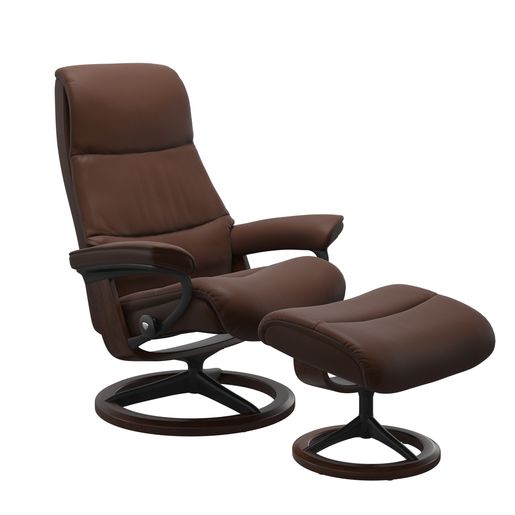 Stressless® View Signature | Lenestoler Stressless® View (M) Signature stol med krakk | Lenestoler