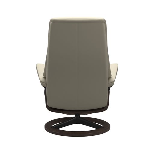 Stressless® View (M) 時尚金屬底座_舒適椅（含腳凳）