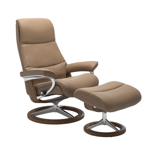 Stressless® View (M) Signature avec pouf