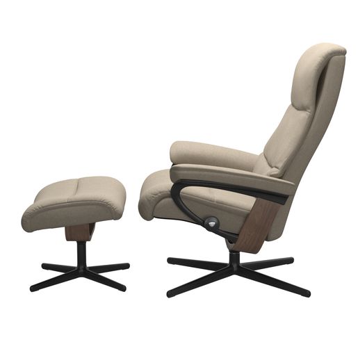 Stressless® View (S) Cross con reposapiés
