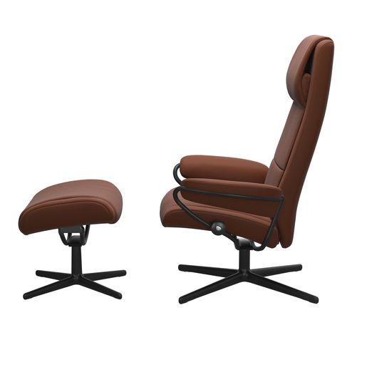 Stressless® Paris Cross fauteuil met voetenbank High back