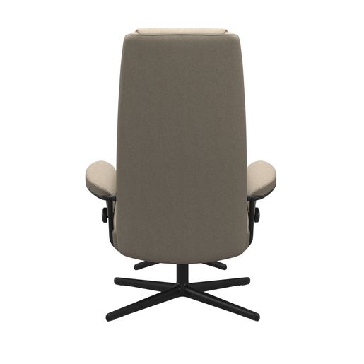 Stressless® Paris Cross lenestol med høy rygg og krakk