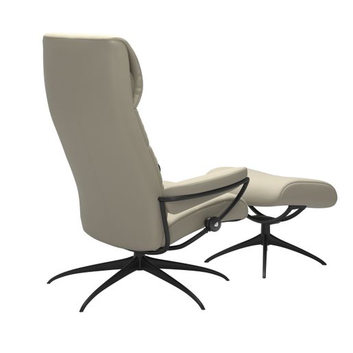 Stressless® London Star Alto con poggiapiedi