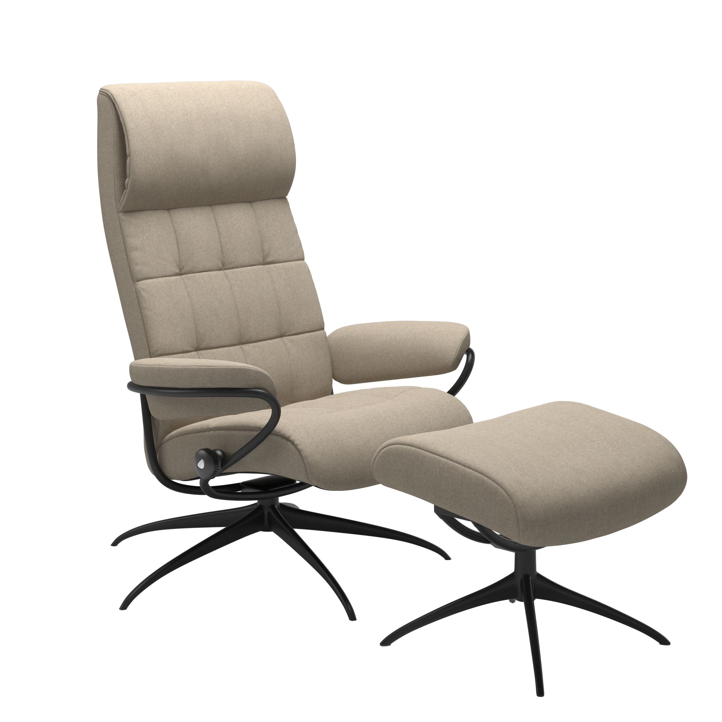 超安い品質 Stressless® London Recliners | オットマン付 ハイバック スター 1人掛けソファ