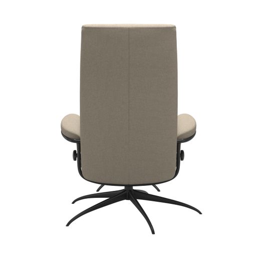 Stressless® London Star lenestol med høy rygg og krakk