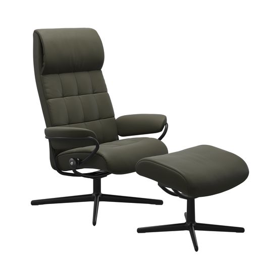 Stressless® London Cross dossier haut avec repose-pieds