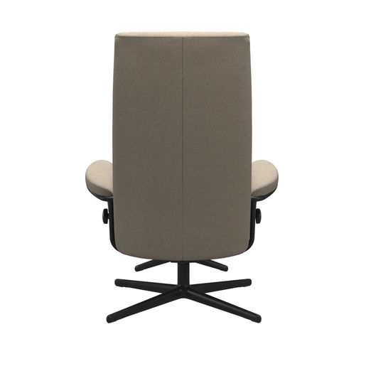 Stressless® London Cross lenestol med høy rygg og krakk