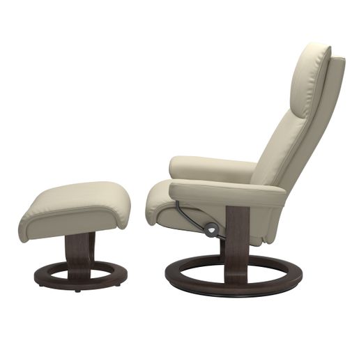 Stressless® Aura (S) Classic lenestol med krakk