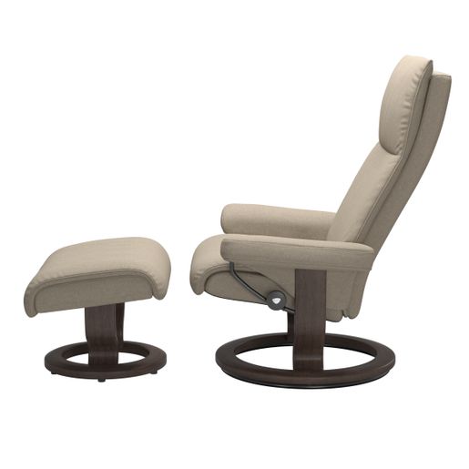 Stressless® Aura (S) Classic lenestol med krakk
