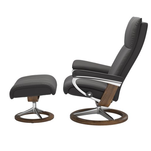 Stressless® Aura (M) Signature avec pouf