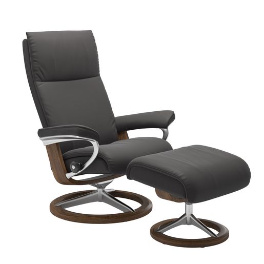 Stressless® Aura (M) Signature avec pouf