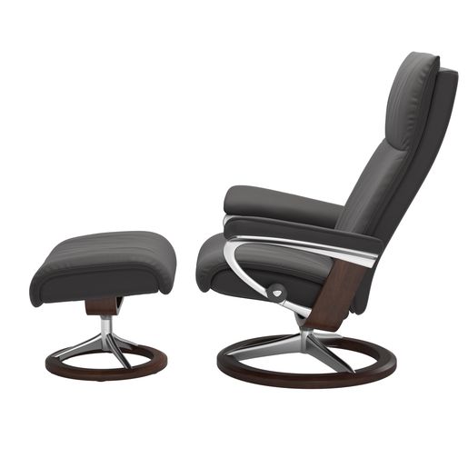 Stressless® Aura (M) Signature avec pouf